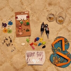 Colorful Wine/bar Accessories Set